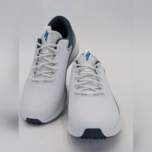 Skechers Go Golf Max 3 Size 9 ArchFit Waterproof Men's White and Navy Sneakers